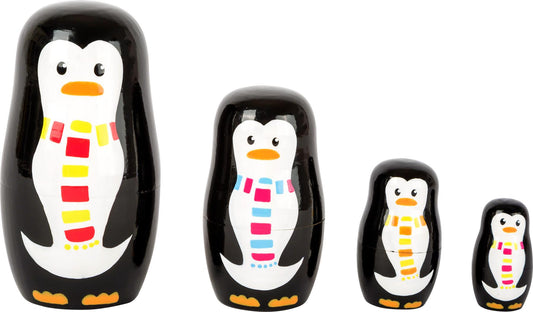 Matrjoschka Pinguin Familie