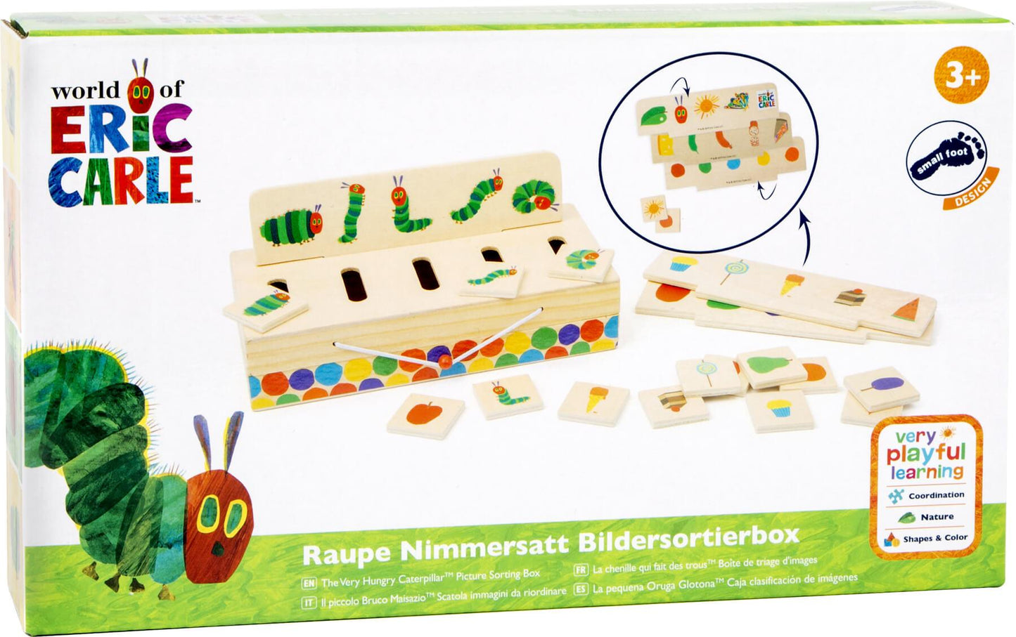 Raupe Nimmersatt Bildersortierbox