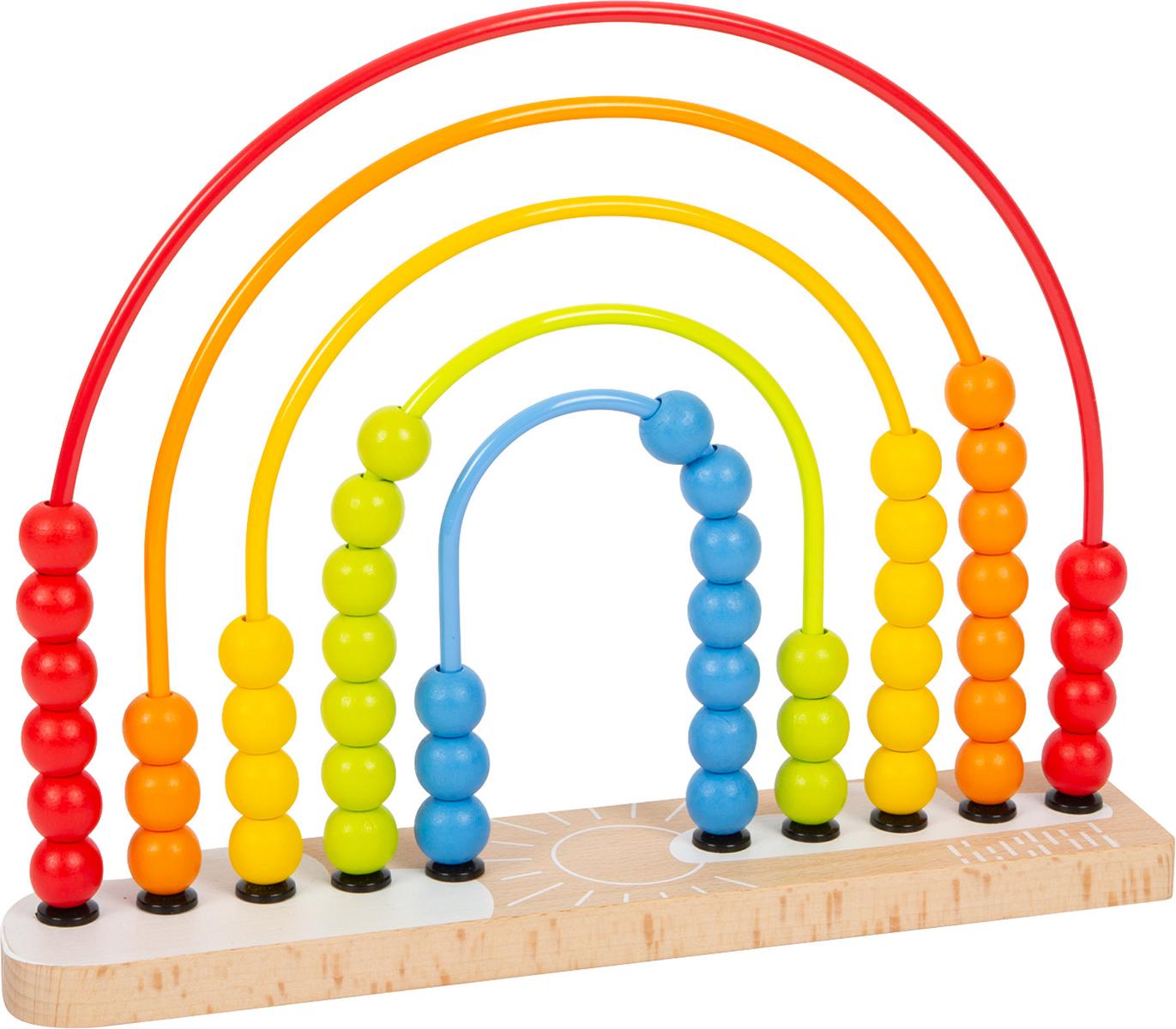 Motorikschleife und Abakus Regenbogen