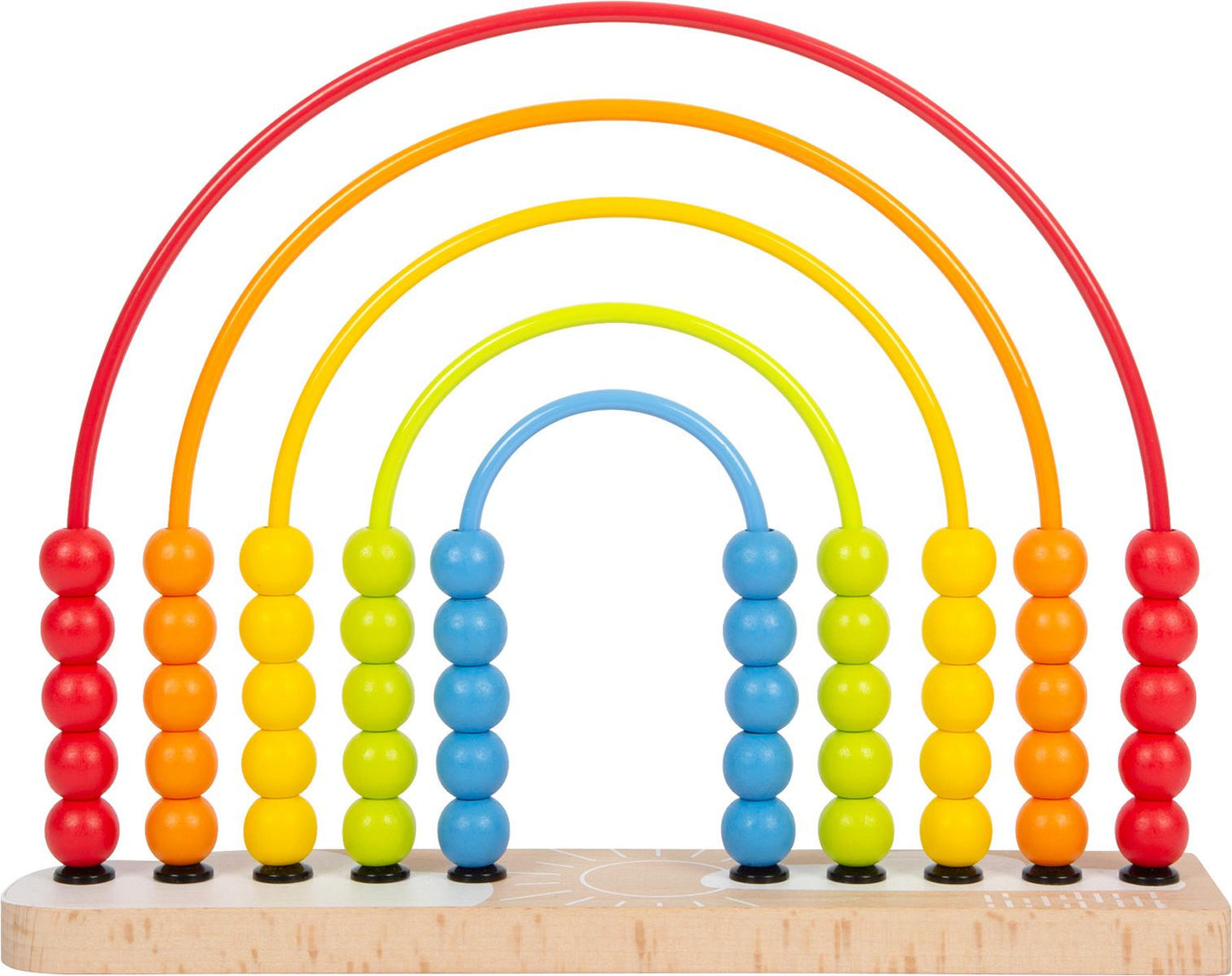 Motorikschleife und Abakus Regenbogen