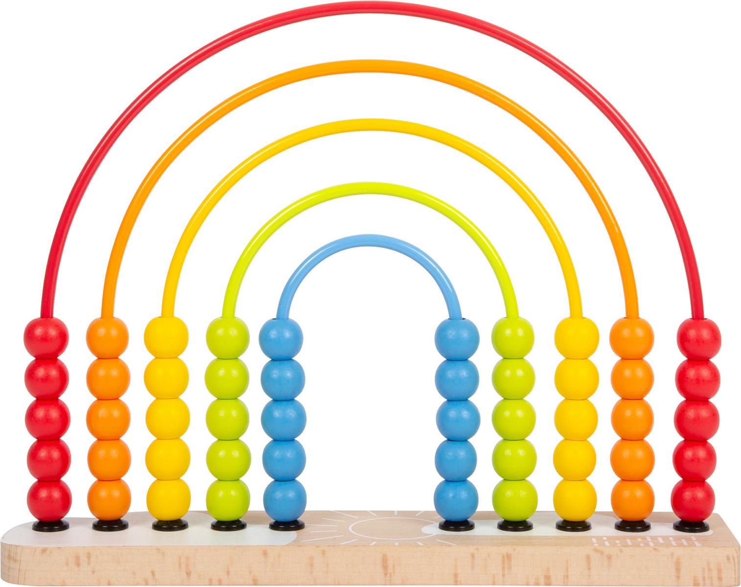 Motorikschleife und Abakus Regenbogen