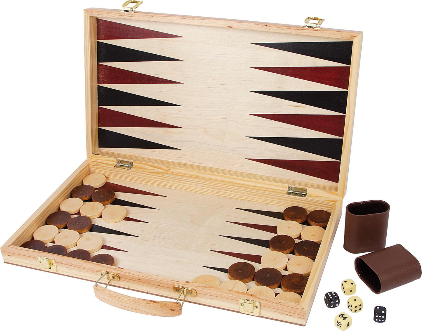 Schach und Backgammon Koffer