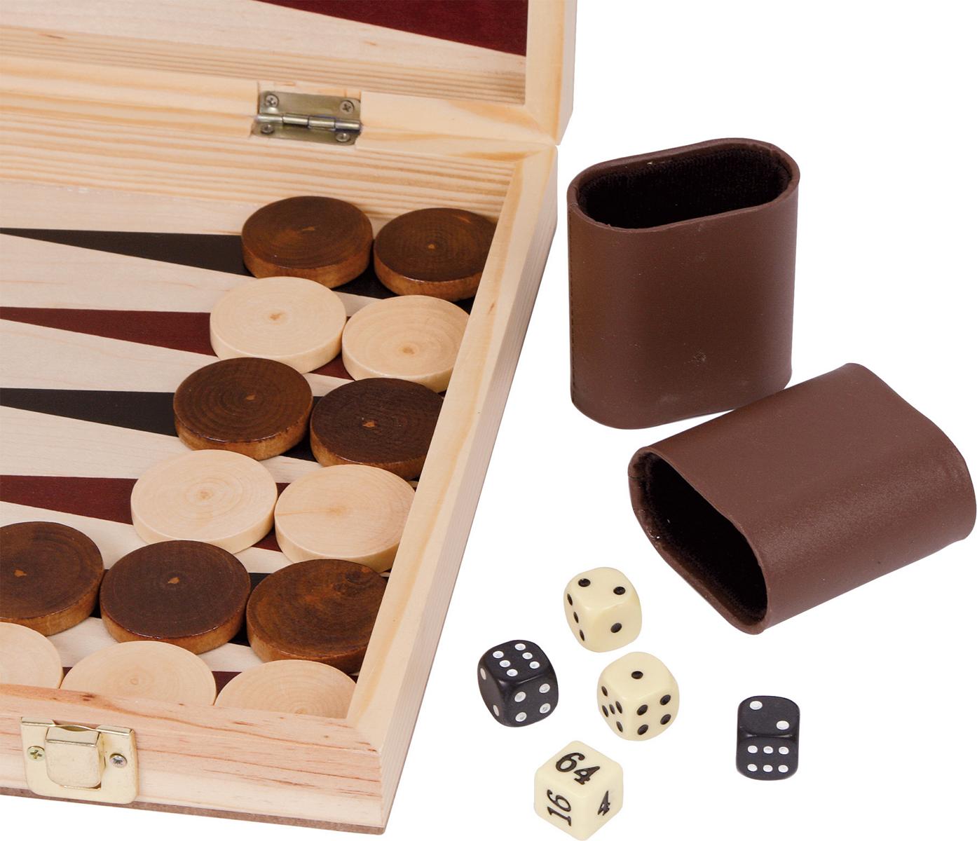 Schach und Backgammon Koffer