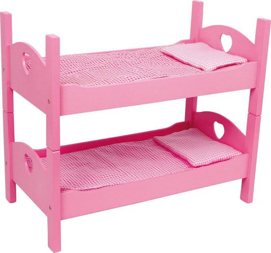 Puppenhochbett pink