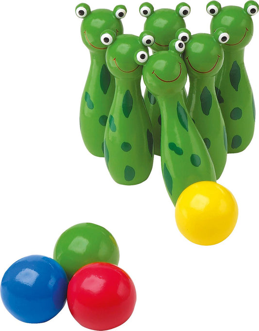 Kegelspiel Frosch